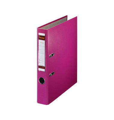 Ordner No.1 Power 291600 RS, A4 52mm schmal PP vollfarbig rosa