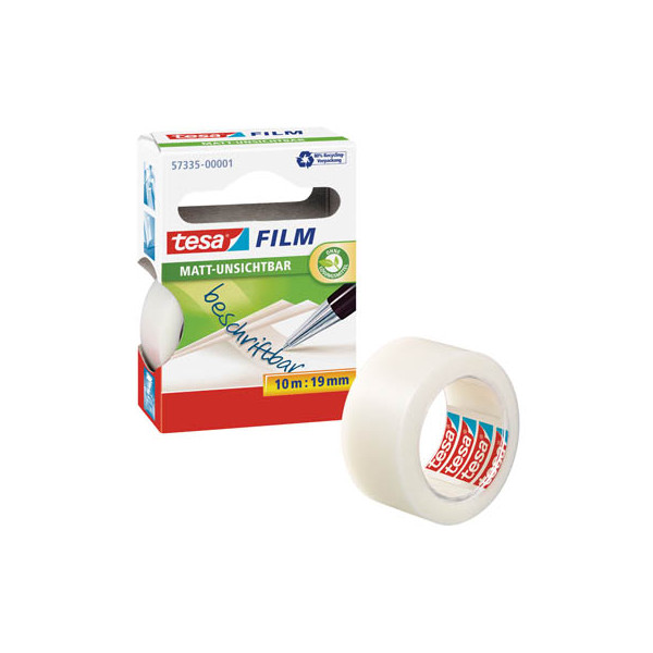 4042448140272 - tesa Klebeband tesafilm Invisible Transparent 19 mm (B) x 10 m (L) PP (Polypropylen)