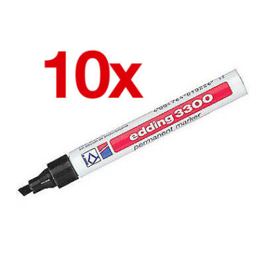 Permanentmarker 3300, 4-3300001, Packung, schwarz, 1-5mm Keilspitze