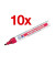 Permanentmarker 3300, 4-3300002, Pack, rot, 1-5mm Keilspitze