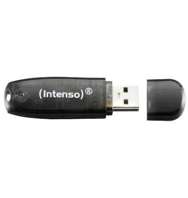 USB-Stick Rainbow Line 3502470, schwarz, ohne, USB 2.0, 16 GB