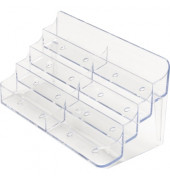 Visitenkartenhalter DE70801 199x89x98mm glasklar 8 Fächer