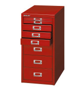 Schubladenschrank MultiDrawer™ 29er Serie L298870, Stahl, 8 Schubladen (Vollauszug), A4, 27,9 x 59 x 38 cm, rot