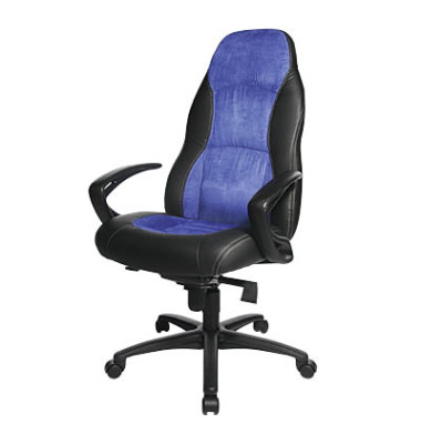 Chefsessel Speed Chair mit Armlehnen blau/schwarz
