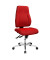 Bürostuhl Point 91, rot / silber, bis 110kg
