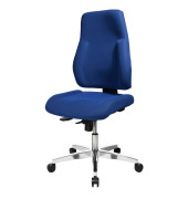 Bürostuhl Point 91, blau / silber, bis 110kg