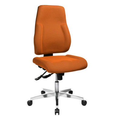 Bürodrehstuhl Point 91 ohne Armlehnen orange