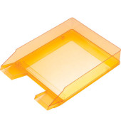 Briefablage H23615-40 A4 / C4 orange-transparent Kunststoff stapelbar