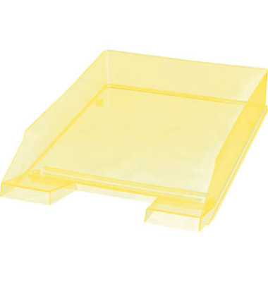 Briefablage H23615-11 A4 / C4 gelb-transparent Kunststoff stapelbar