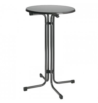 Stehtisch 01602203KH 110cm (H), Ø 70cm (BxT), rund, anthrazit / anthrazit