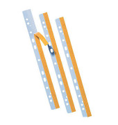 Abheftstreifen 8804-50, Kunststoff, transparent