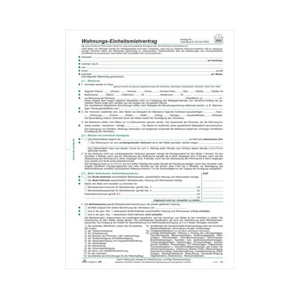 22+ schön Bilder WohnungsEinheitsmietvertrag Pdf