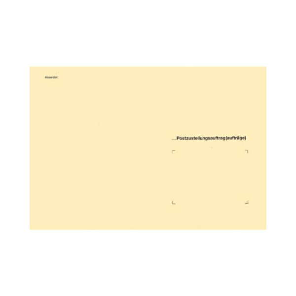 4002871204804 - Postzustellungsumschlag äußerer Umschlag 2048 B5 gelb für förmliche Zustellung 4002871204804 2048 500 Stück