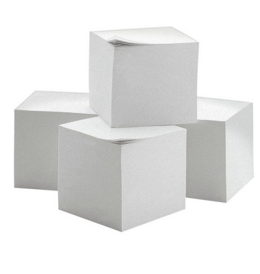 Zettelklotz 9910/E, 95x95mm, lose, weiß, Papier, 700 Blatt Zettelklotz 9910/E, 95x95mm, lose, weiß, Papier, 700 Blatt