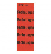 Inhaltsschilder 1502-00-00, Rechnungen, rot, 60x25,5mm, selbstklebend