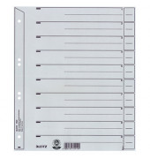 Trennblätter 1650-30-85 A4 grau 200g 