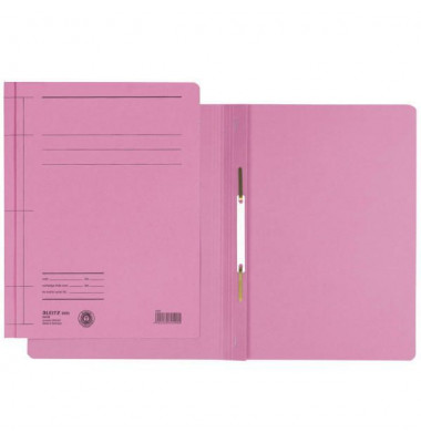 Schnellhefter 3000-00-22, A4, pink, Karton, 250g, Vorderdeckel opak