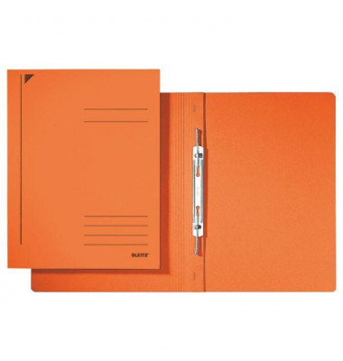 Spiralhefter 3040-00-45, A4, orange, Karton, 430g, Vorderdeckel opak