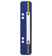 Heftstreifen kurz 3710-00-35, 3,5x15,8cm (BxH), Kunststoff mit Kunststoffdeckleiste, blau