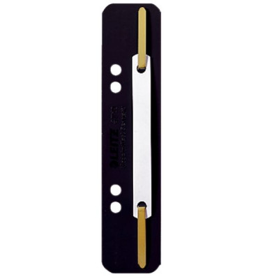 Heftstreifen kurz 3710-00-95, 35x158mm, Kunststoff mit Kunststoffdeckleiste, schwarz