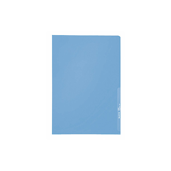 4002432318070 - Sichthüllen Standard 4000-00-35 A4 blau transparent genarbt oben & rechts offen 013mm 4002432318070 100 Stück