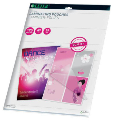 Laminierfolien iLAM Quality 33836, A3, 303x426mm, 125mic, glänzend