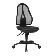 Bürostuhl Open Point SY, anthrazit / schwarz, bis 110kg