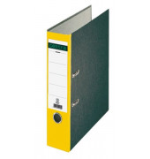 Ordner Standard 220120, A4 80mm breit Karton schwarz/gelb