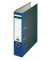 Ordner Standard 220122, A4 80mm breit Karton Wolkenmarmor blau