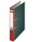 Ordner Standard 221123, A4 52mm schmal Karton Wolkenmarmor rot