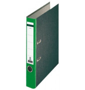 Ordner Standard 221124, A4 52mm schmal Karton schwarz/gr&uuml;n