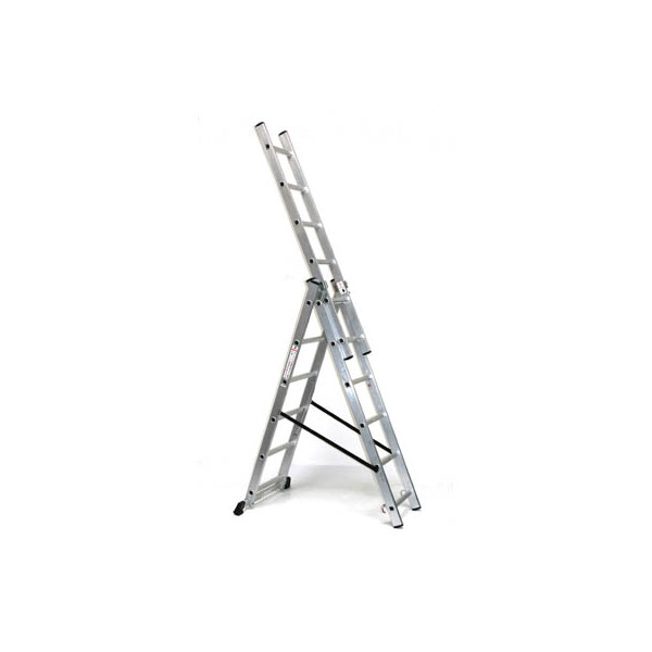 4260054775040 - Alu Schiebeleiter 760 mit 3 x 6 Stufen 4260054775040 SZ Metall 4260054775040 - Alu Schiebeleiter 760 mit 3 x 6 Stufen 4260054775040 SZ Metall