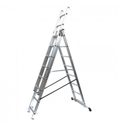 Alu Schiebeleiter 760 mit 3 x 8 Stufen Alu Schiebeleiter 760 mit 3 x 8 Stufen
