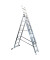 Alu Schiebeleiter 760 mit 3 x 9 Stufen