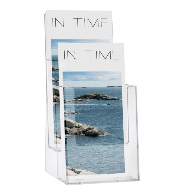 Prospekthalter transparent Format 1/3 A4 1 Prospekthalter transparent Format 1/3 A4 1