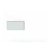Versandtaschen 30006829, lange Seite offen, C5, mit Fenster, haftklebend, 90g, weiß