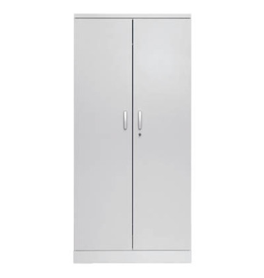 Aktenschrank 100111, Stahl abschließbar, 5 OH, 92 x 195 x 42 cm, lichtgrau