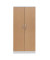 Aktenschrank 100107, Holz/Stahl abschließbar, 5 OH, 92 x 195 x 42 cm, buche/lichtgrau
