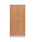 Aktenschrank 100109, Holz/Stahl abschließbar, 5 OH, 92 x 195 x 42 cm, erle/lichtgrau