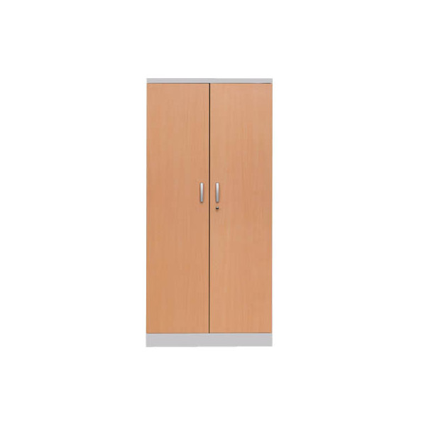4260090172209 - Aktenschrank 100119 abschließbar 5 OH buche weißaluminium 92x195x42cm (BxHxT) 4260090172209 Gürkan