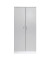 Aktenschrank 100117, Holz/Stahl abschließbar, 5 OH, 92 x 195 x 42 cm, lichtgrau/weiß