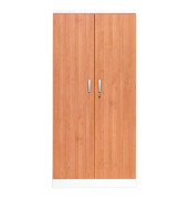 Aktenschrank 100115, Holz/Stahl abschließbar, 5 OH, 92 x 195 x 42 cm, erle/weiß