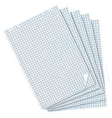Flipchartblock 100110259355859, 67,5x98cm, kariert / blanko, 80g