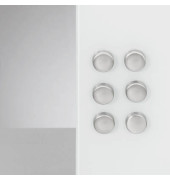 Haftmagnete 11203 rund 27mm Ø silber