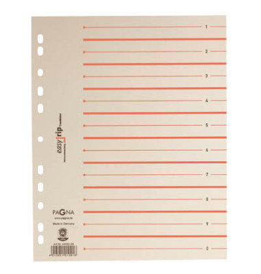 Trennblätter Easy Rip 44063-01 A4 chamois/rot 225g 