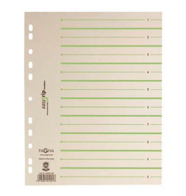 Trennblätter EasyRip A4 chamois/grün 225g 100 Blatt