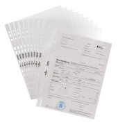 Prospekthüllen Premium Quality. 267619 Standard, A4 glasklar glatt, oben offen