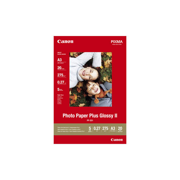 4960999537290 - Fotopapier PP-201 Plus Glossy II 2311B021 A3+ für Inkjet 260g weiß hochglänzend einseitig bedruckbar 4960999537290 20 Blatt