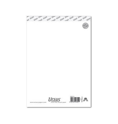 Notizblock 60845200, blanko / Lineatur 6, A5, 60g, 48 Blatt