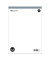 Notizblock 608451 00, blanko / Lineatur 20, A4, 60g, 48 Blatt